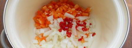 соус сальса из томатов на зиму. Шаг 4