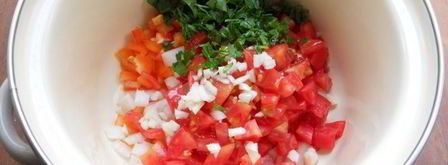 соус сальса из томатов на зиму. Шаг 5