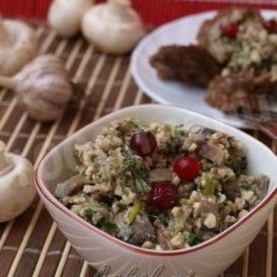 Рецепт грибного сациви