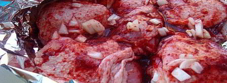 курица в гранатовом соусе. Шаг 5