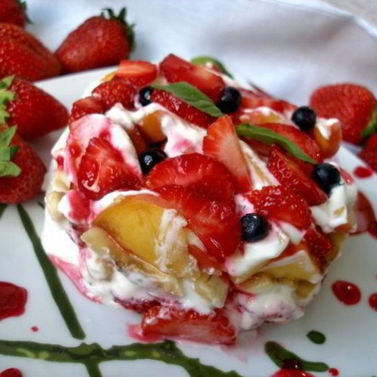 Рецепт фруктово-ягодного тартар