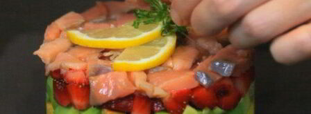 летний тартар с лососем. Шаг 7