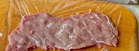 шницель из свиной вырезки с соусом тартар. Шаг 6