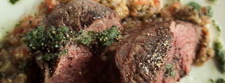 стейк миланзане с тартаром из овощей. Шаг 13