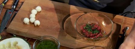 тартар из говядины со свежей дыней. Шаг 7