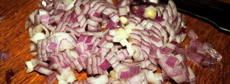 тартар из лосося c салатом рукола-помидоры. Шаг 3