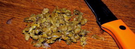 тартар из лосося c салатом рукола-помидоры. Шаг 4