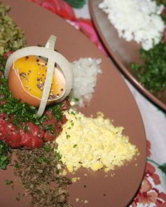 Тартар из мраморной говядины