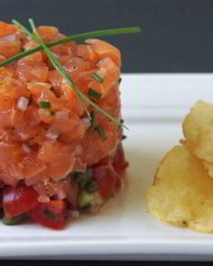 Тартар из семги