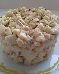 Тартар с грушей и яблоком