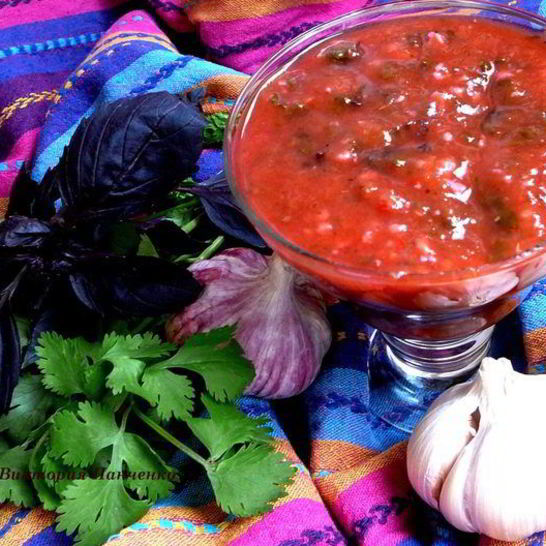 Рецепт соуса из слив ткемали к мясу