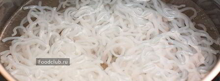 обезжиренный сырный соус и ширатаки. Шаг 7