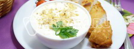 сырный соус с чесноком. Шаг 6