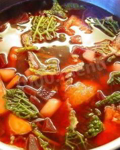 Борщ холодный костромской