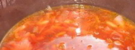 борщ с черносливом вегетарианский. Шаг 4