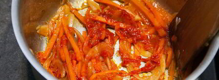 борщ с копченой скумбрией. Шаг 4