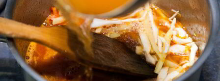 борщ с копченой скумбрией. Шаг 6