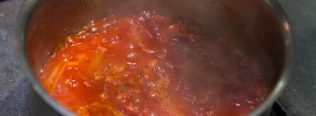 борщ с копченой скумбрией. Шаг 9