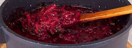 борщ с красной консервированной фасолью и с мясом. Шаг 4