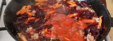 борщ с телячьим языком. Шаг 5