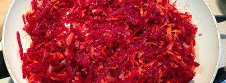 борщ украинский постный. Шаг 8