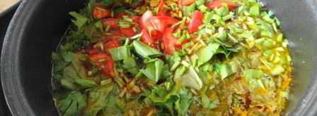 красный борщ со щавелем без капусты в мультиварке. Шаг 8