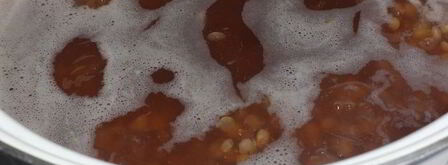 постный борщ с чечевицей и черносливом. Шаг 12