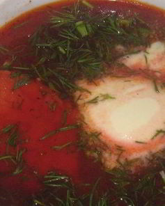 Вкусный борщ со свининой