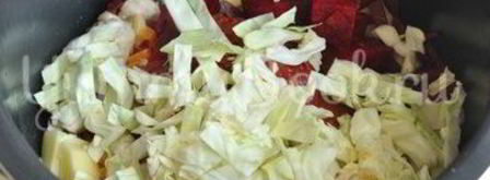 зеленый борщ в мультиварке. Шаг 5