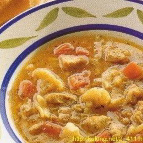 Рецепт бульона с курицей и макаронами