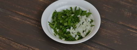 бульон со шпинатом. Шаг 4