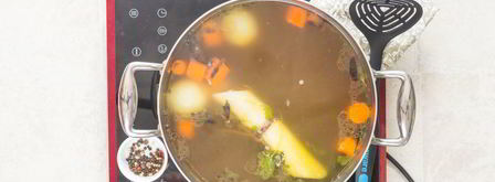 говяжий бульон из косточек. Шаг 4