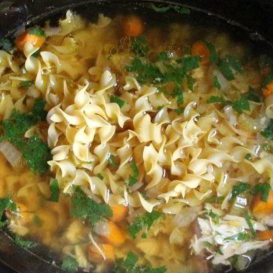 Рецепт куриного бульона с вермишелью