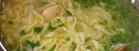 лапша на курином бульоне. Шаг 12