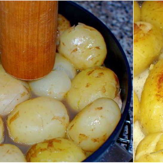 Рецепт молодой картошки на бульоне