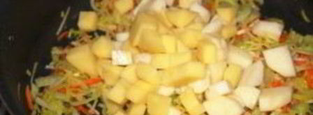 простой суп на мясном бульоне. Шаг 4