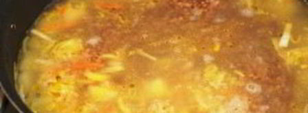 простой суп на мясном бульоне. Шаг 5