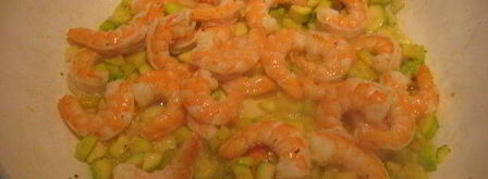 равиоли с лангустинами и цукини в густом бульоне. Шаг 8