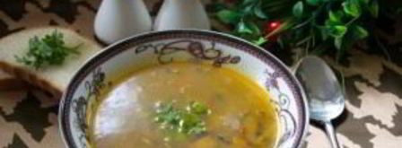 суп на грибном бульоне. Шаг 9