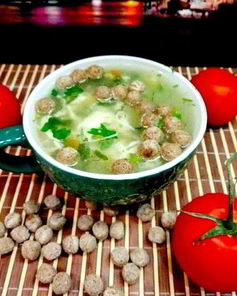 Суп на курином бульоне