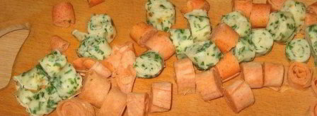 суп панадель — бульон с блинчиками. Шаг 7