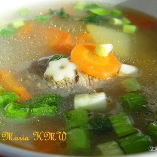 Рецепт супчика питательного на говяжьем бульоне