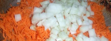 вкусный борщ на курином бульоне с курицей. Шаг 6