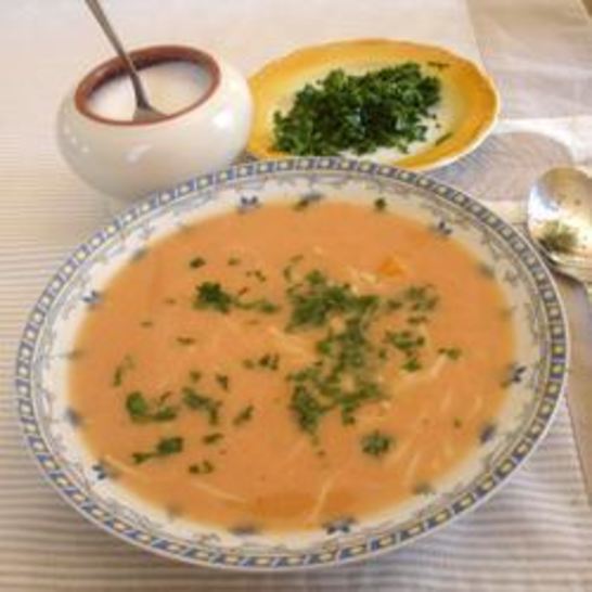 Рецепт быстрого томатного супа с рисом