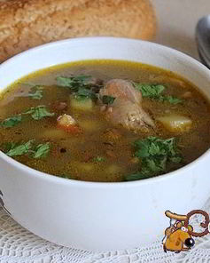 Чечевичный суп в мультиварке