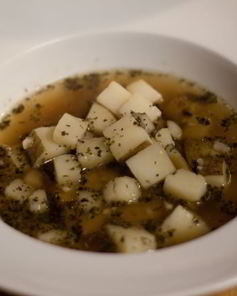 Чешский чесночный суп