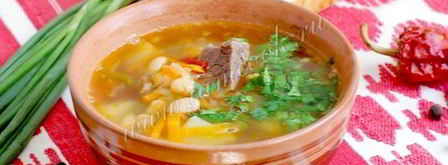 фасолевый суп с мясом. Шаг 14