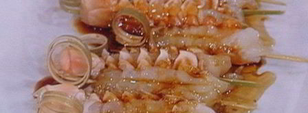 гаспачо из паприки с пикантно замаринованной креветкой. Шаг 3