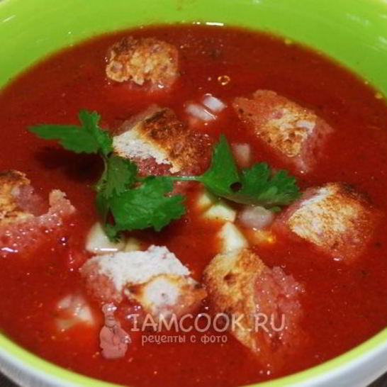Рецепт гаспачо классического