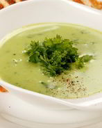 Гаспачо на курином бульоне